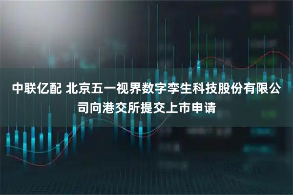 中联亿配 北京五一视界数字孪生科技股份有限公司向港交所提交上市申请